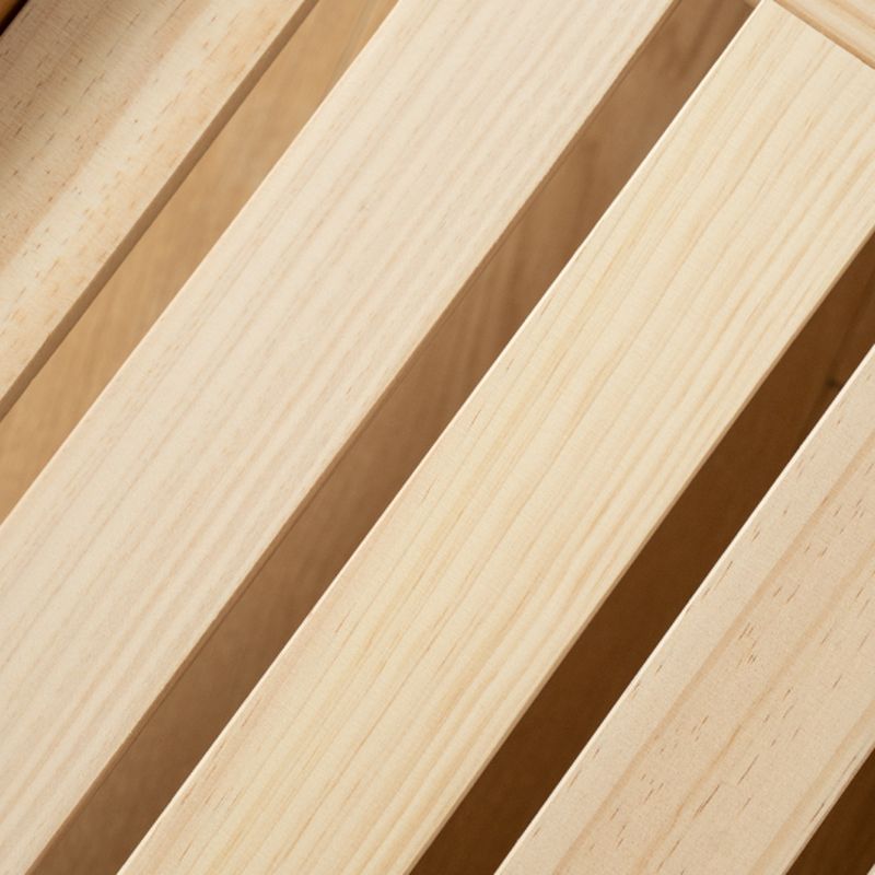 Modern Upholstered Wood Bed with Round Headboard for Kids