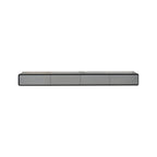Modern Wall-Mounted Wood TV Stand with Push-Open Drawers