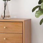 Modern Walnut and Cherry Wood Sideboard/Credenza with Elegant Design