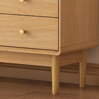 Modern Walnut TV Stand with Drawers, Cabinets & Cable Management