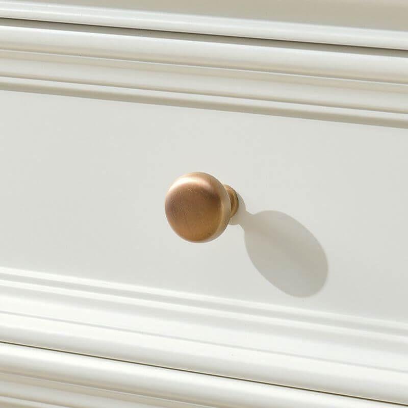 Modern White 3-Tier Drawer Storage Nightstand with Elegant Design