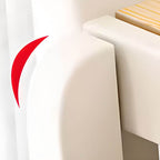 Modern White Wood Bunk Bed With Storage Drawers