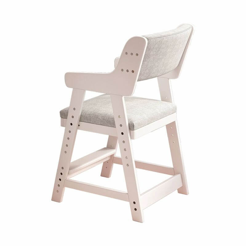 Modern White Wood Chair for Kids Playroom Seating