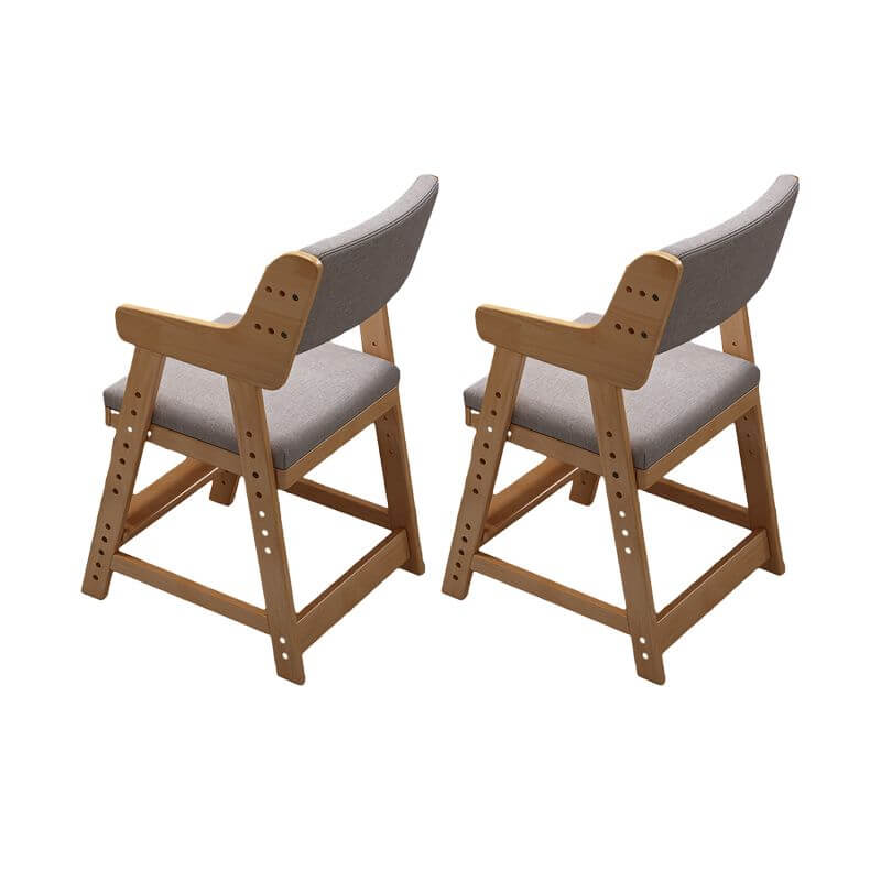 Modern White Wood Chair for Kids Playroom Seating