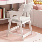 Modern White Wood Chair for Kids Playroom Seating