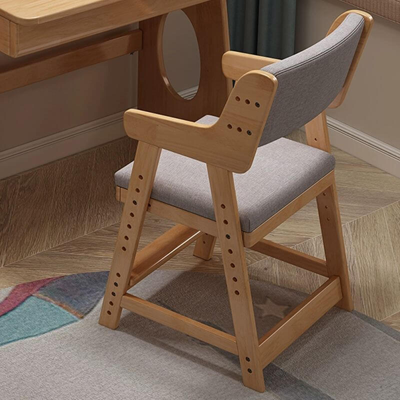 Modern White Wood Chair for Kids Playroom Seating Secondary image