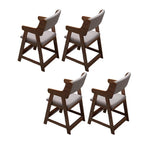 Modern White Wood Chair for Kids Playroom Seating