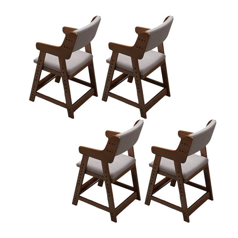 Modern White Wood Chair for Kids Playroom Seating