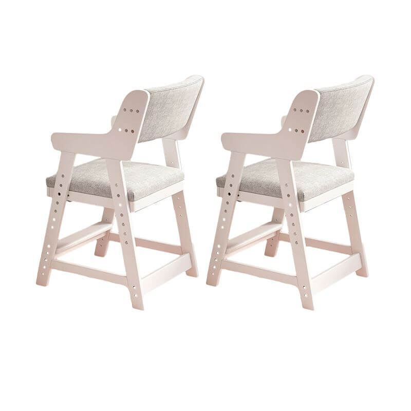 Modern White Wood Chair for Kids Playroom Seating