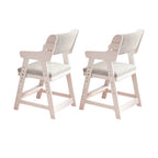 Modern White Wood Chair for Kids Playroom Seating