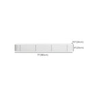 Modern White Wood Floating TV Stand with Push-to-Open Cabinets Dimensions