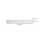 Modern White Wood Floating TV Stand with Push-to-Open Cabinets Dimensions