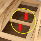 Modern Wood Bunk Bed with Ladder and Storage for Kids