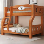 Modern Wood Bunk Bed with Ladder - Versatile Space-Saving Solution