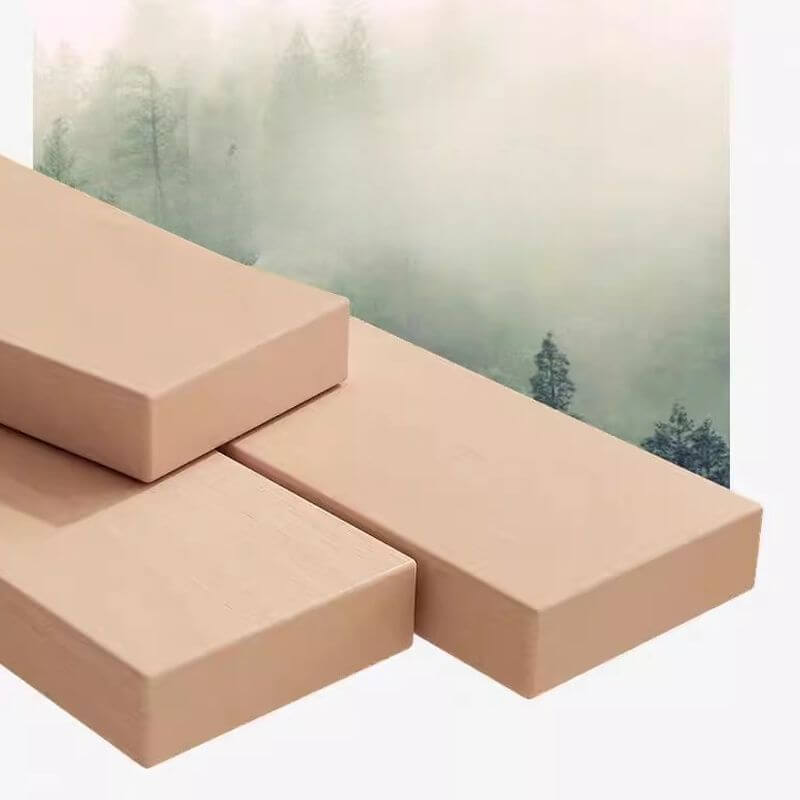 Modern Wood Kids Bed with Guardrails - Natural Finish Zweitbild