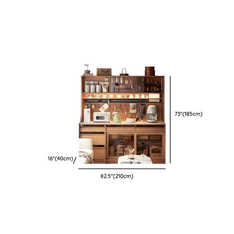 Modern Wood Kitchen Storage Cabinet With Drawers Dimensions