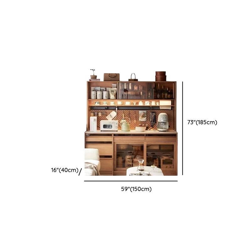 Modern Wood Kitchen Storage Cabinet With Drawers Dimensions