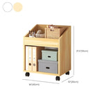 Modern Wood Office Storage Cabinet With Open Shelf And Drawers Dimensions