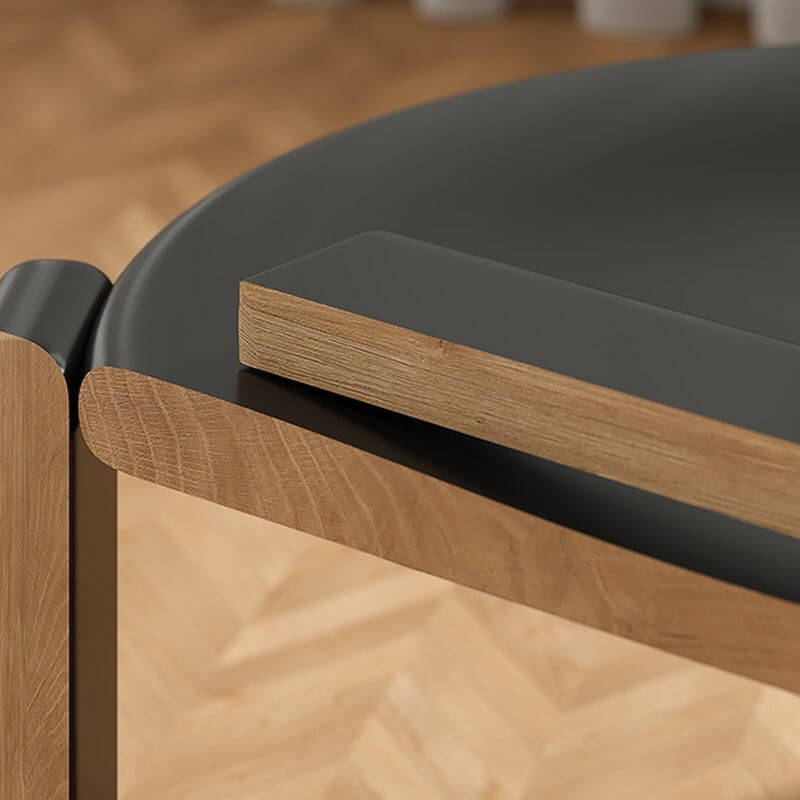 Modern Wood Side Chair with Open Slatted Back – Armless Dining or Accent Seating