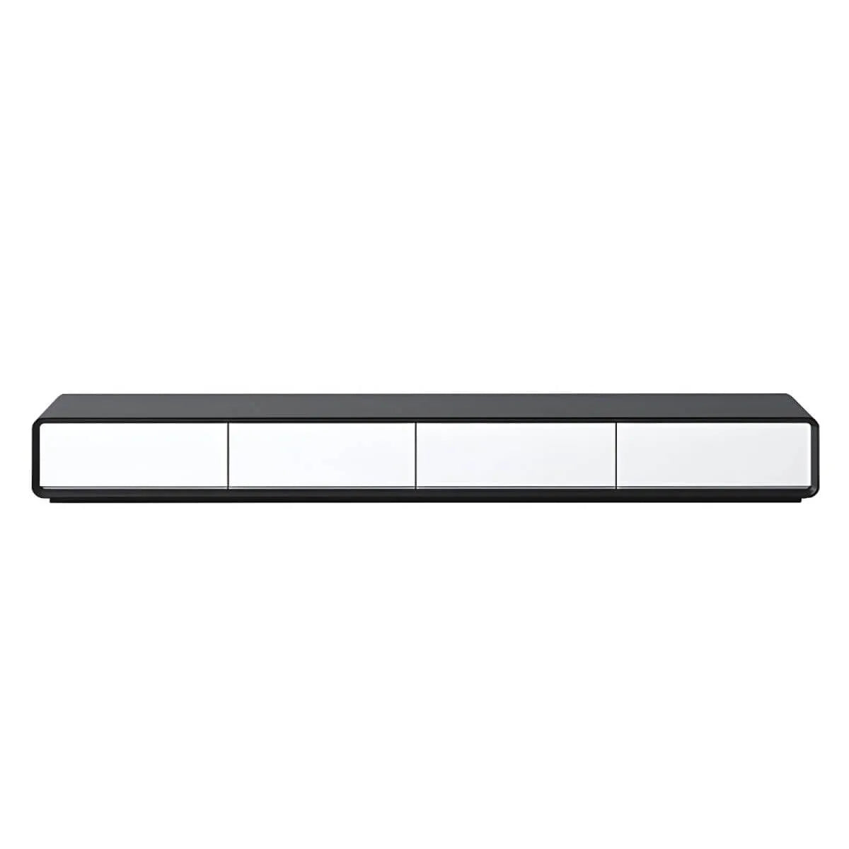 Modern Wood TV Stand with Drawers – Low Profile Media Console