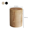Modern Wood Utility Stools in Black & Natural – Solid Pine Accent Seating Dimensions