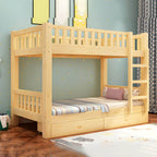 Modern Wooden Kids Bed with Storage and Headboard