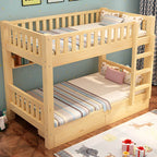 Modern Wooden Kids Bed with Storage and Headboard