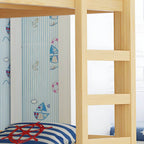 Modern Wooden Kids Bed with Storage and Headboard