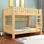 Modern Wooden Kids Bed with Storage and Headboard
