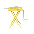 Modern Yellow Metal Outdoor Coffee Table – Round & Square Patio Table Dimensions