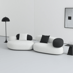 Modular Cloud-Inspired Sofa for Living Room or Lounge – Pebble Sofa