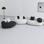 Modular Cloud-Inspired Sofa for Living Room or Lounge – Pebble Sofa