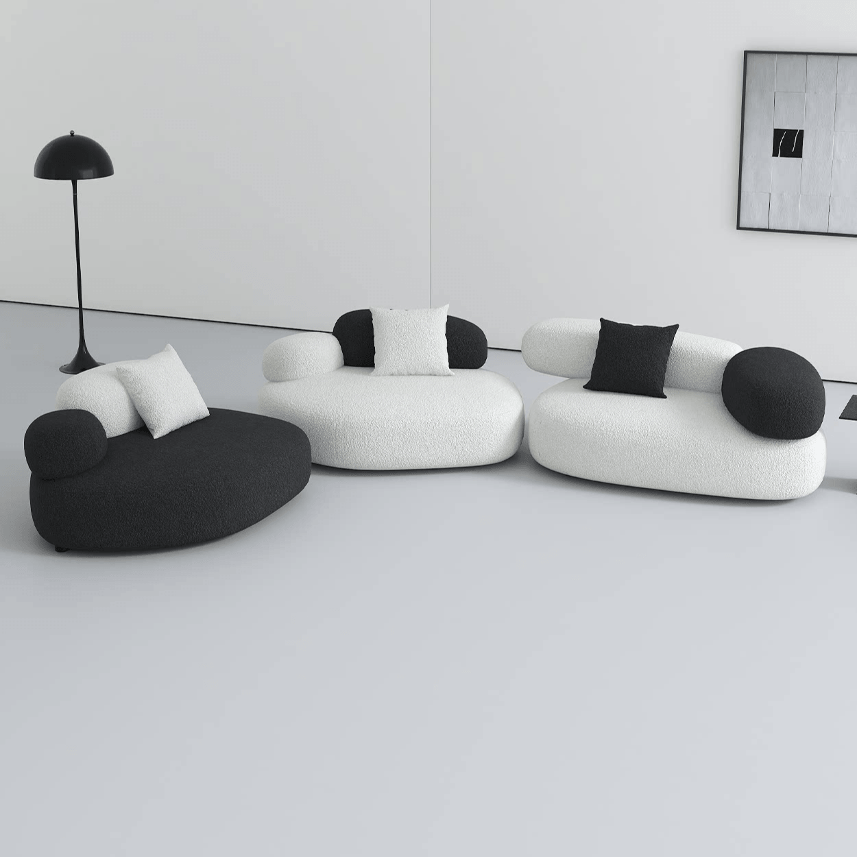 Modular Cloud-Inspired Sofa for Living Room or Lounge – Pebble Sofa
