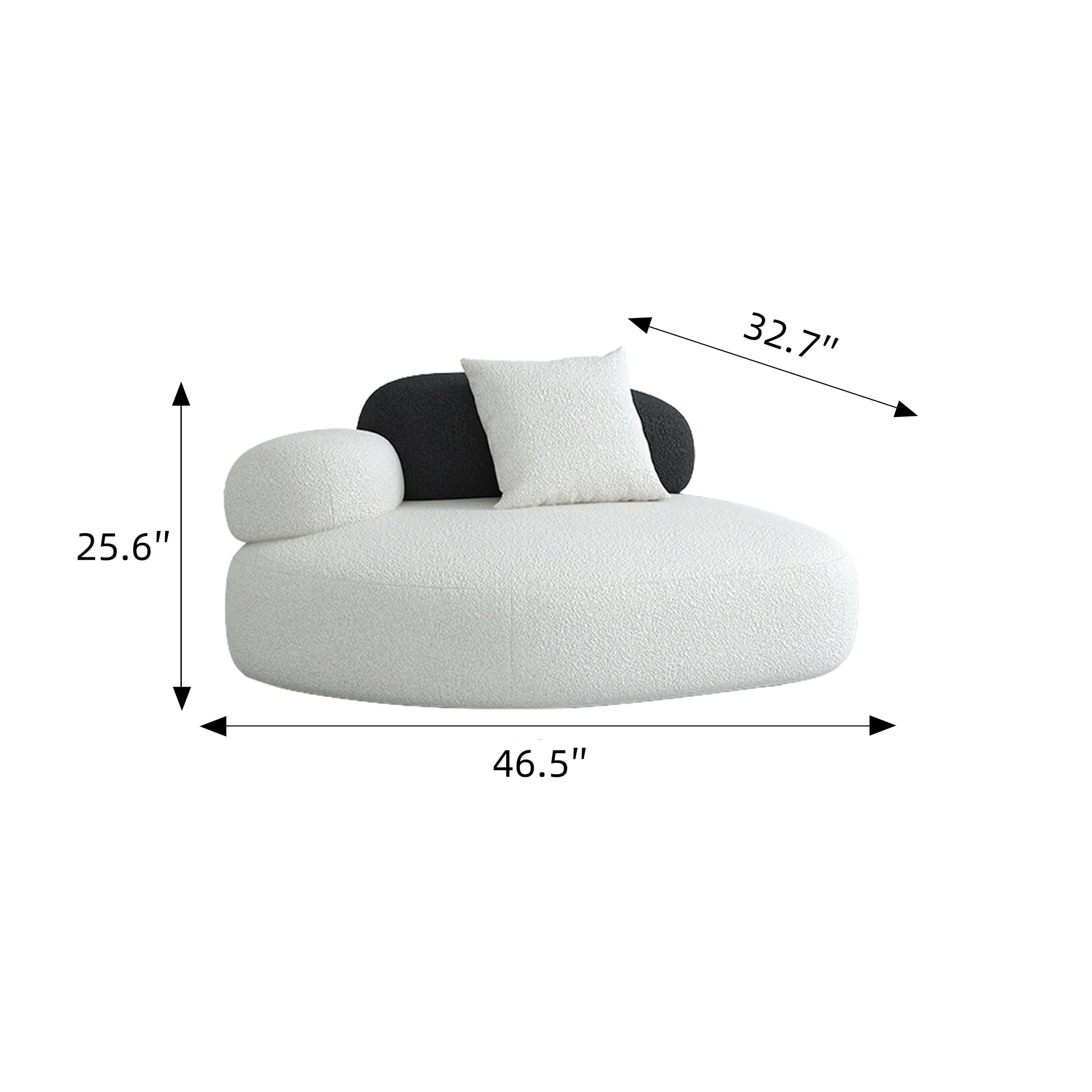 Modular Cloud-Inspired Sofa for Living Room or Lounge – Pebble Sofa Dimensions