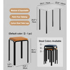 Modular Curved Conference Table Series with Rounded Edges and Metal Legs