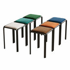 Modular Curved Conference Table Series with Rounded Edges and Metal Legs