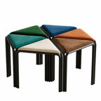 Modular Curved Conference Table Series with Rounded Edges and Metal Legs