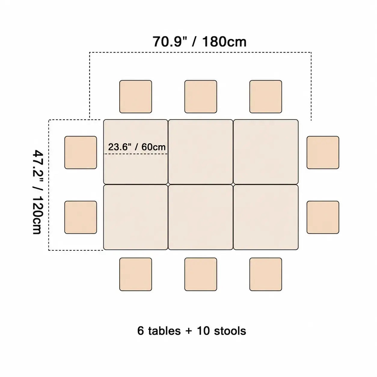 Modular Curved Conference Table Series with Rounded Edges and Metal Legs