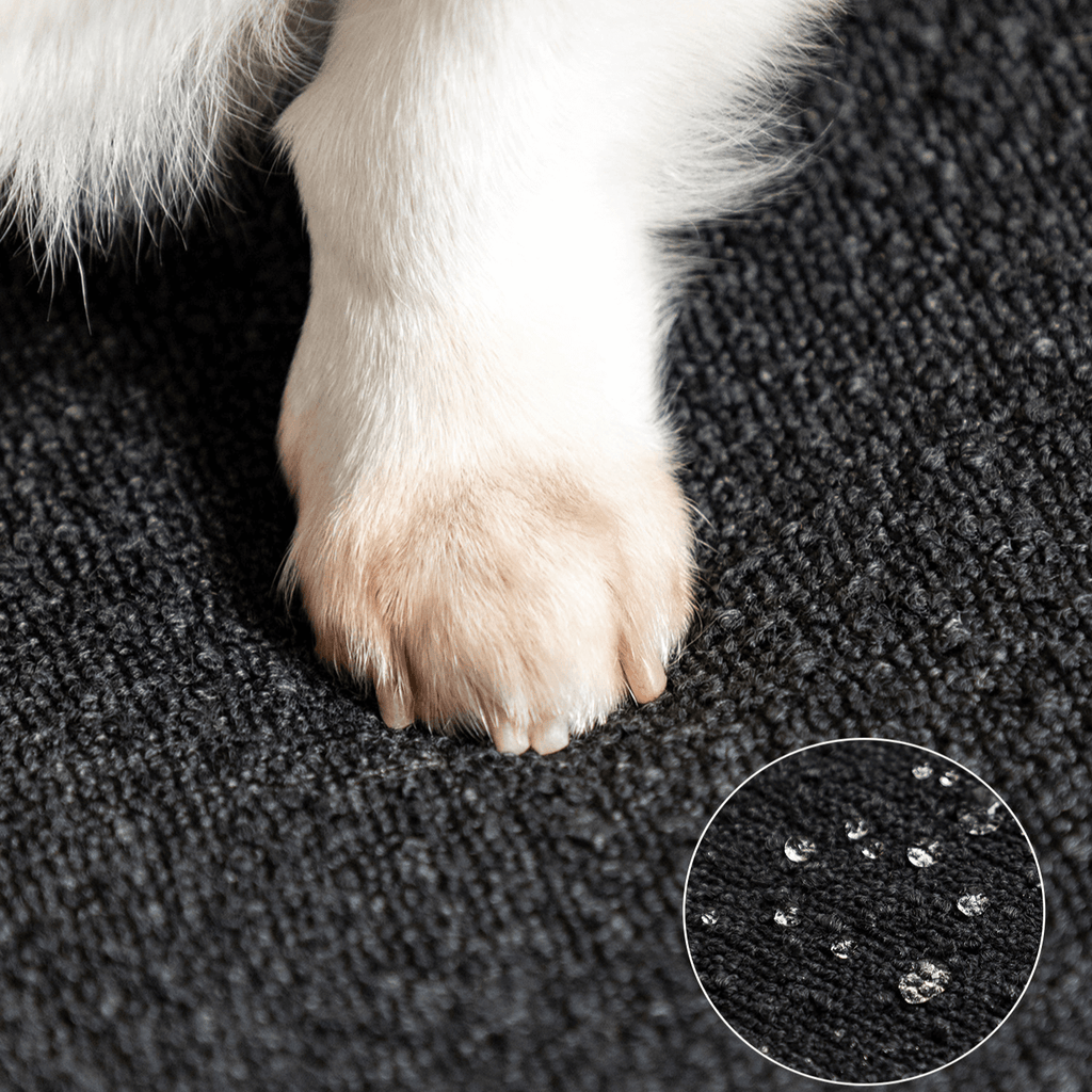 Modular Curved Sofa with Sherpa Upholstery