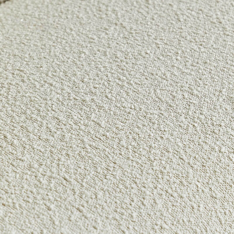 Modular Curved Sofa with Sherpa Upholstery