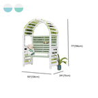 Modular Garden Bench in Weatherproof Wood: Seating, Table, or Trellis Arch Dimensions