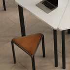 Modular Geometric Conference Desk Set with Cable Ports and Chairs