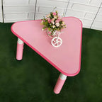 Modular Kids Writing Desk with Adjustable Height – Wood Top & Colorful Base