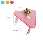 Modular Kids Writing Desk with Adjustable Height – Wood Top & Colorful Base Dimensions