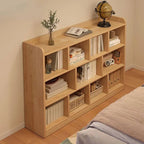Modular Natural Pine Bookshelf – Modern Open Shelving Organizer