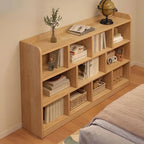 Modular Natural Pine Bookshelf – Modern Open Shelving Organizer