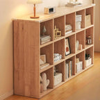 Modular Natural Pine Bookshelf – Modern Open Shelving Organizer