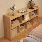 Modular Natural Pine Bookshelf – Modern Open Shelving Organizer