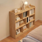 Modular Natural Pine Bookshelf – Modern Open Shelving Organizer