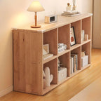Modular Natural Pine Bookshelf – Modern Open Shelving Organizer